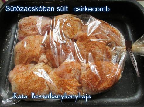 Sütőzacskóban sült hús illusztráció