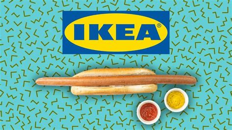 IKEA vega hot dog illusztráció