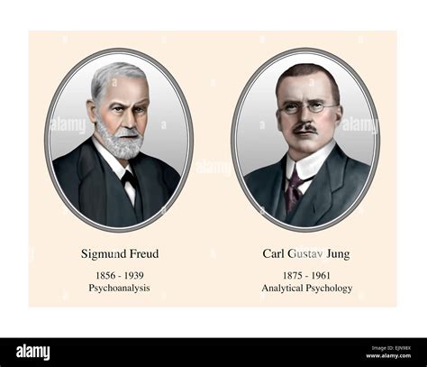 Carl Gustav Jung és Sigmund Freud portréi