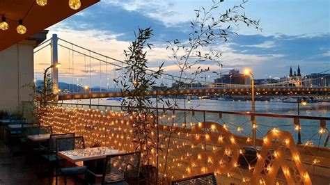 Budapest panorámája a Rudas Bistro teraszáról