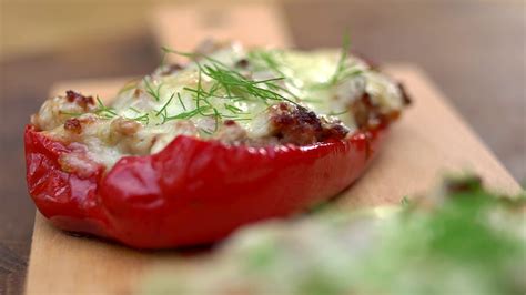 Grillezett kápia paprika töltelékkel