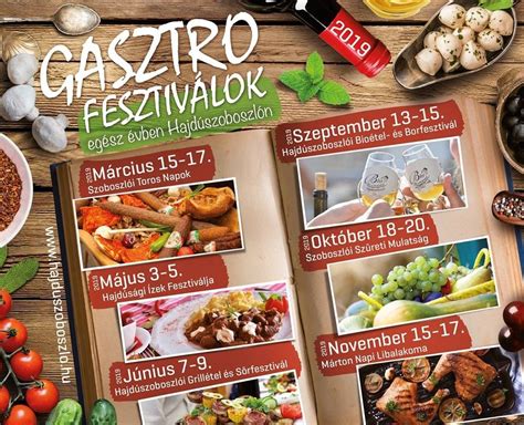 Gasztronómiai fesztiválok és kóstolók Magyarországon