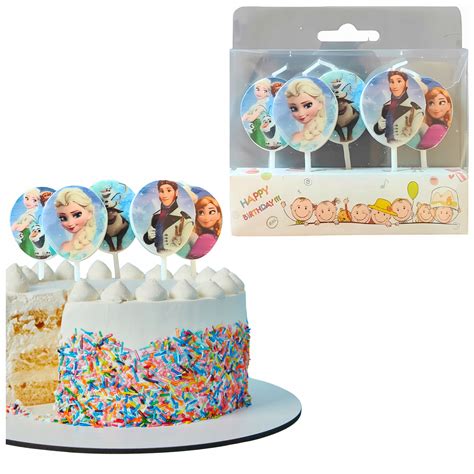 Jégvarázs (Frozen) témájú muffin díszek