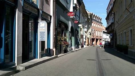 Eger belvárosi utcarészlet