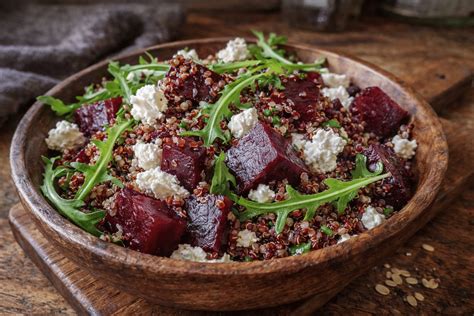 Quinoa és cékla alapanyagok