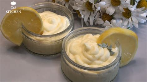 mascarponés citromkrém pohárban