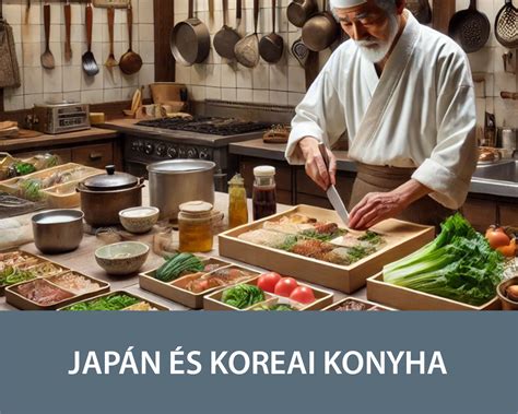 koreai konyha zöldségei és fűszerei