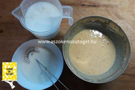 A krém hozzávalói