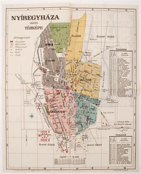 Nyíregyháza térkép a gyrososok helyével