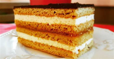 mézes krémes torta