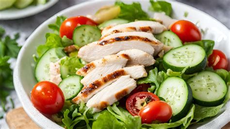 Csirkemell saláta kék sajttal