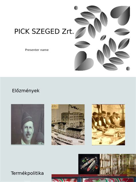 A Pick Szeged Zrt. logója és szegedi gyárának látképe