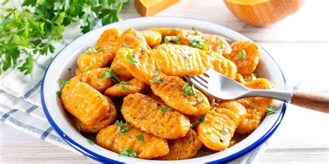 sütőtök gnocchi zöldségekkel