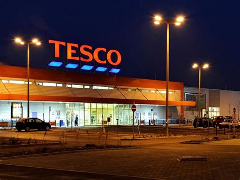 Tesco áruház homlokzata