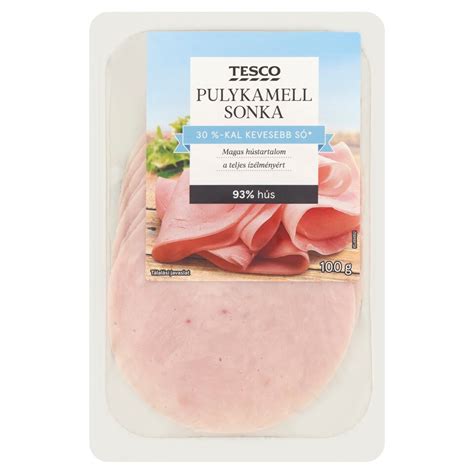 bolti pulykamell sonka címkéje