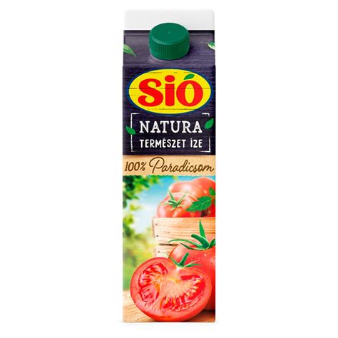 Sió Natura paradicsomlé tápérték adatok
