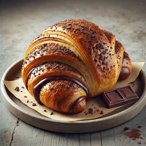 frissen sült, aranybarna házi croissant egy rácson
