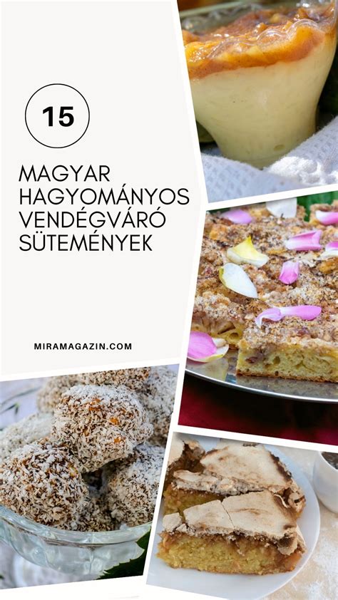 hagyományos magyar diós sütemények tálalása