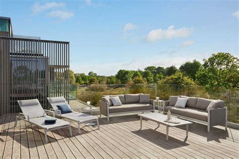 modern gabion kerti bútorok és grill asztalok látványterve