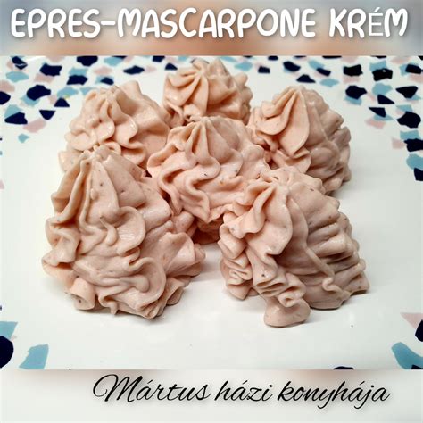 Mascarpone krém házi készítésű alapanyagokkal