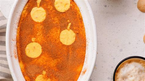 Sütőtök és tiramisu összetevők