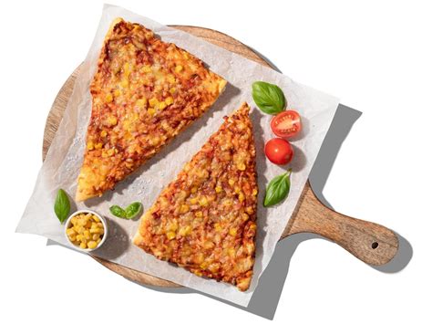 Svéd banános curry pizza szelet