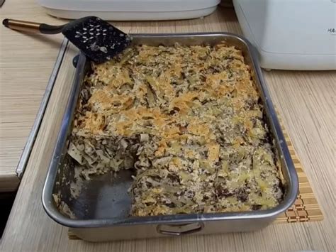 Rakott tészta májjal és sajtszósszal