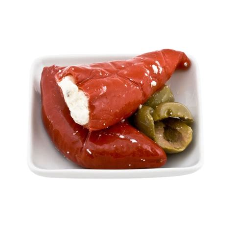 Félbevágott jalapeno paprikák sajtkrémmel töltve