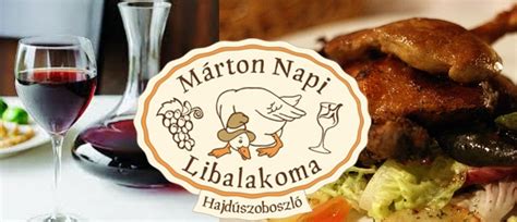 Márton-napi libalakoma terített asztala