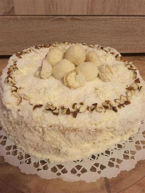 Raffaello torta hozzávalók