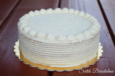 Raffaello torta krém rétegek