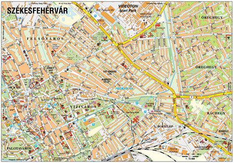 Székesfehérvár térképe