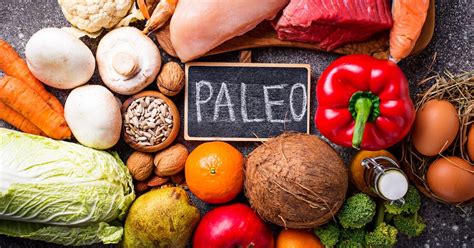 A paleo diéta alapelveit bemutató infografika