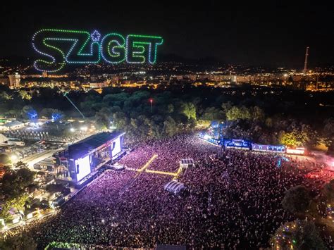 A Sziget Fesztivál helyszíne az Óbudai-szigeten