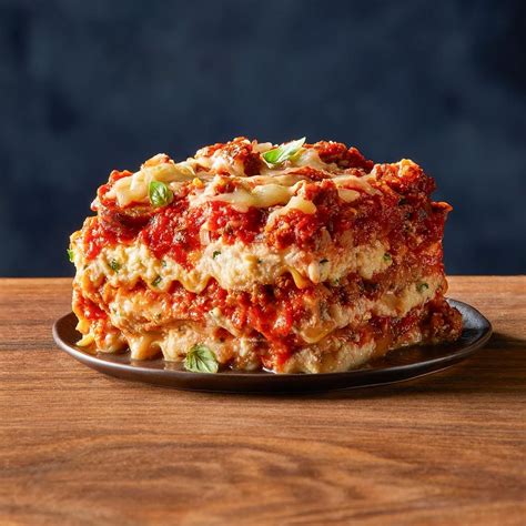 Rétegezett lasagna látványterve