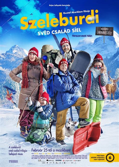 család síel a hegyekben