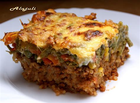 Mexikói rakott tészta szelet