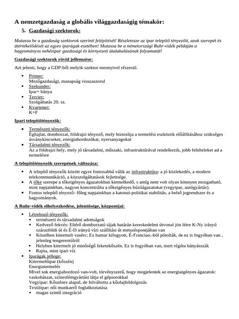 Gazdasági szektorok diverzitása