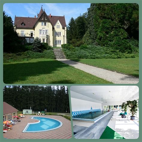 A kastélyszálló szabadtéri medencéje