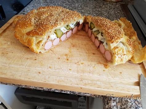 leveles tésztában sült virsli