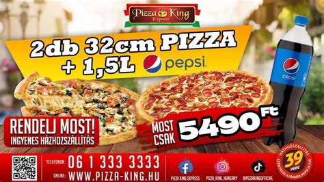 Pizzarendelés online felületen