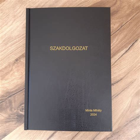 Szakdolgozat leadása
