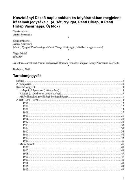 Forrásjegyzék típusok