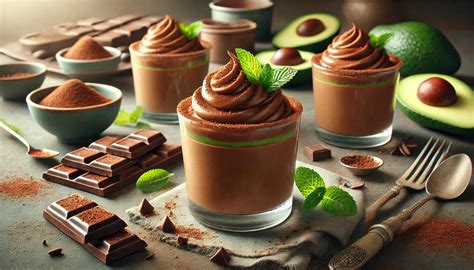 gluténmentes csokoládé mousse tálalva