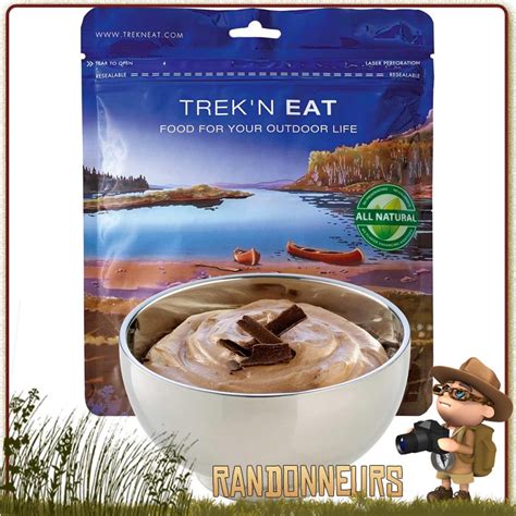 Trek'n Eat csokoládé mousse csomagolása