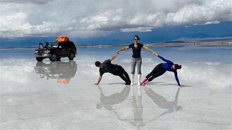 Salar de Uyuni tükörhatással