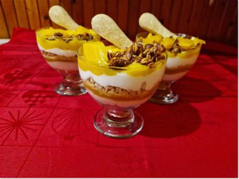 Rétegezett pohárdesszert