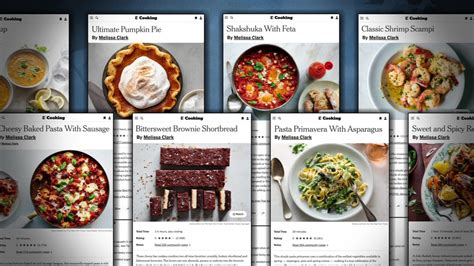 A New York Times Cooking online felületének képernyőfotója a mákos tészta receptjével
