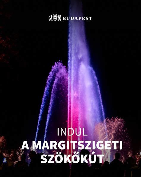 Vízfüggöny vetítés a Margitszigeti Zenélő Szökőkútnál