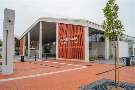 Békéscsabai piac látképe